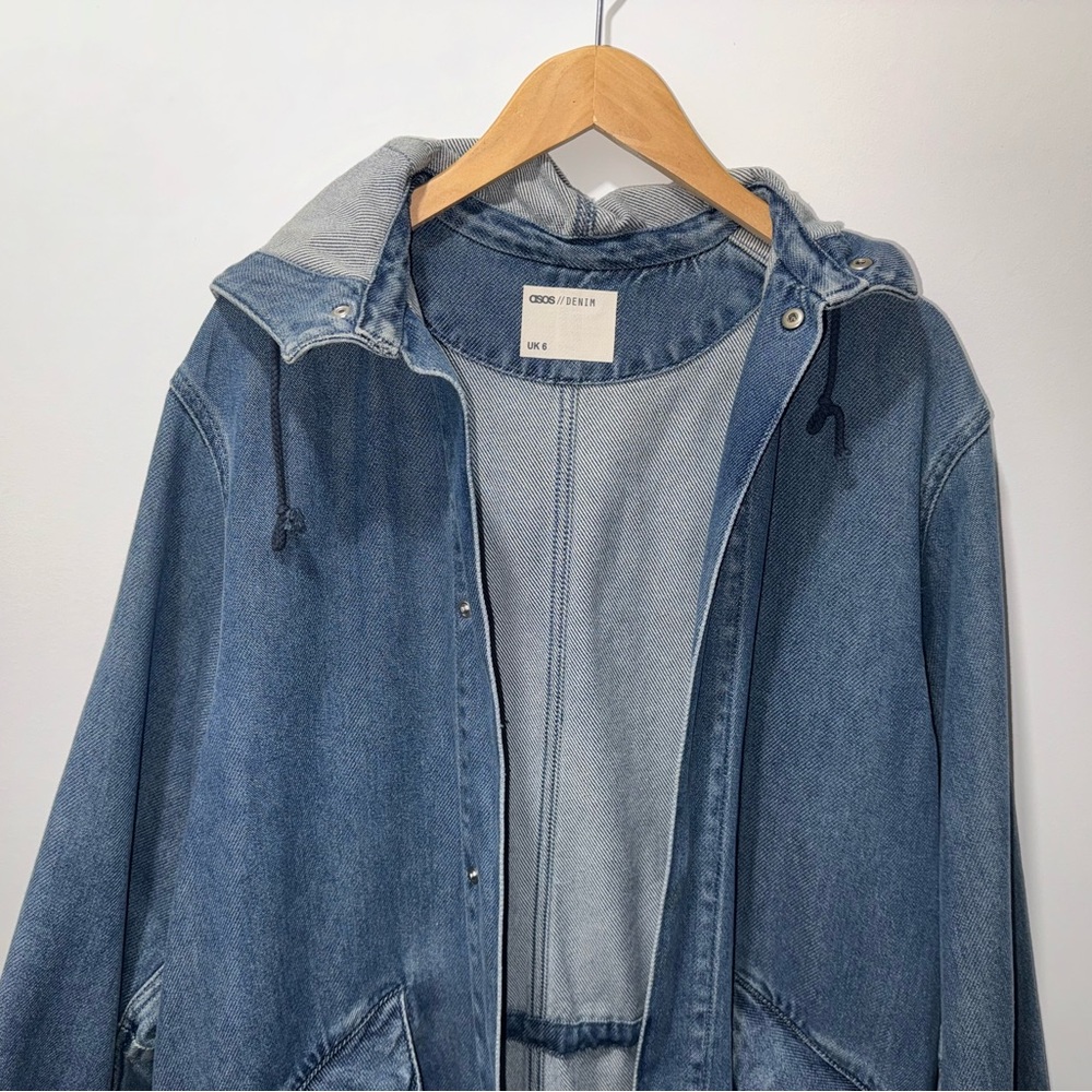 ASOS Long Denim Jacket - Picture 3 of 9